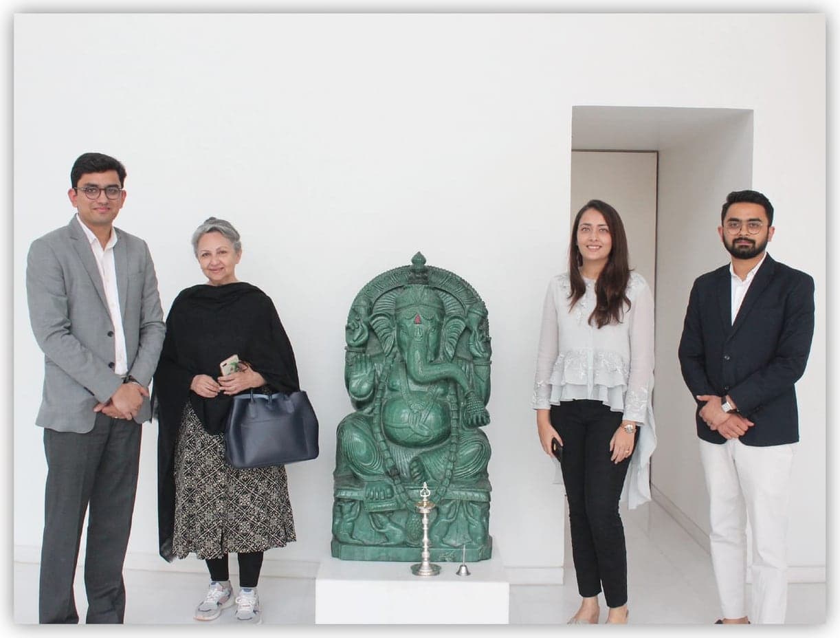 Sharmila Tagore at Gyan Museum.