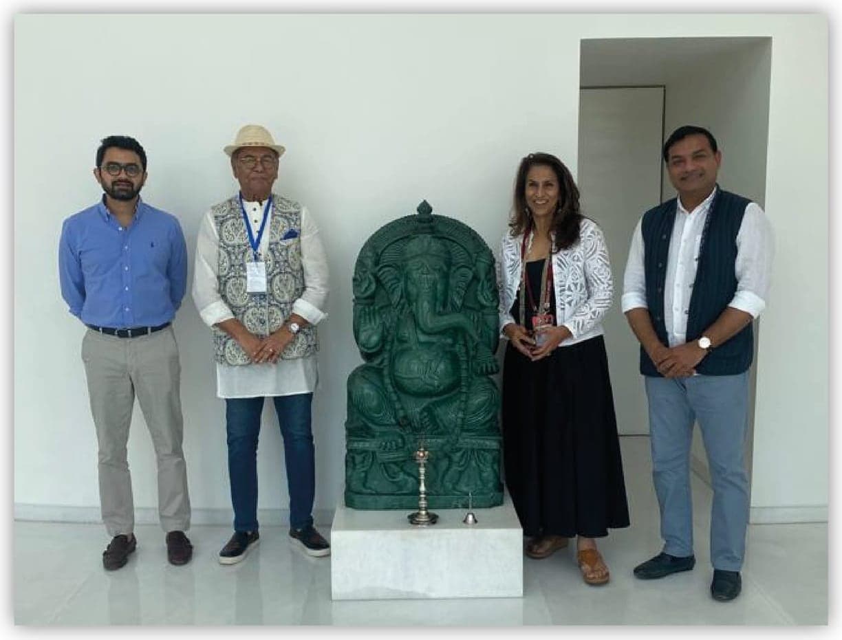 Shobha De at Gyan Museum.